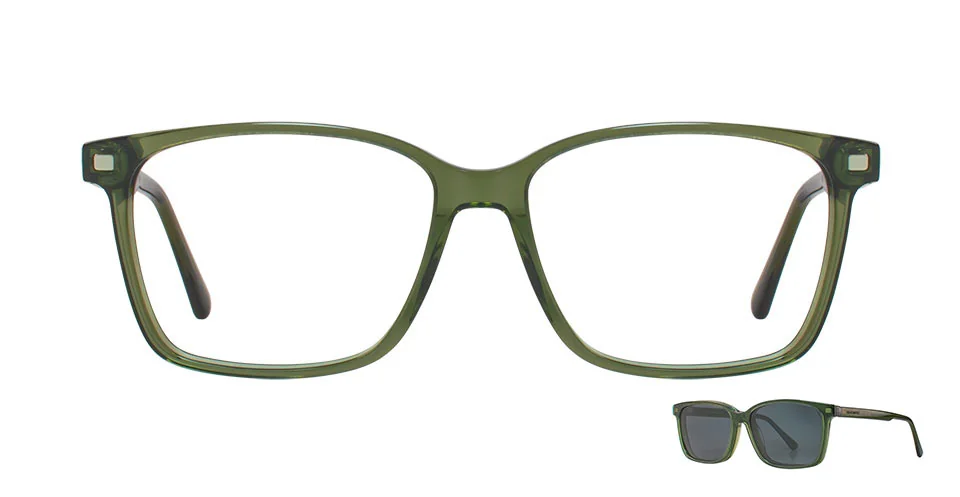 MONT. MARCO MOTTA ECO GRADUADO MOD BALI VERDE CON CLIP DE SOL POLARIZADO 56X15 (2025)